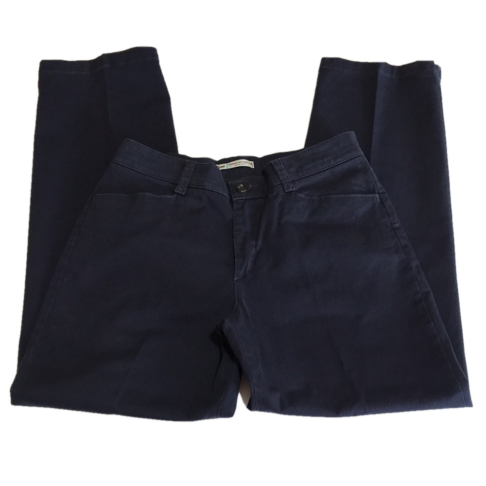 LEE—RELAXED STRAIGHT LEGS—“AT THE WAIST”—Women’s Navy Blue Pants—10Med - Picture 10 of 15